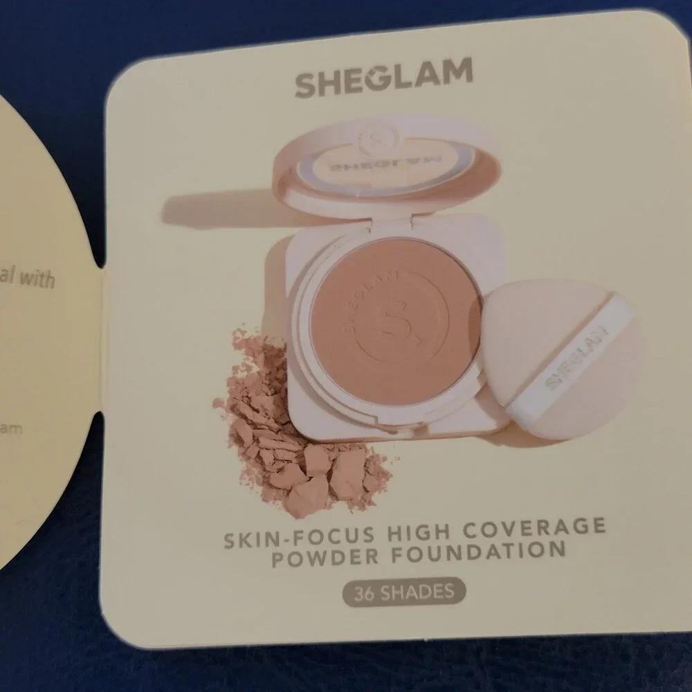 Sheglam Skin Focus High Coverage Powder Foundations Saddle NIB